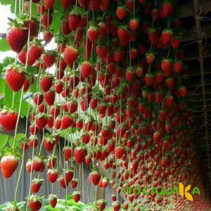Клубника ампельная Анастасия купить по цене от 370р. в интернет-магазине «Посадика» с доставкой почтой в в Обье и по всей России – [изображение №1].