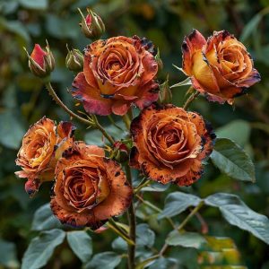 Роза плетистая Оранжевый Бриллиант купить по цене от 450р. в интернет-магазине «Посадика» с доставкой почтой в в Обье и по всей России – [изображение №1].